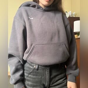 Roots Cloud Hoodie in Charcoal grey